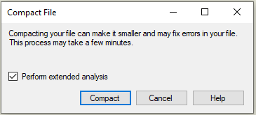 Perform extended analysis
