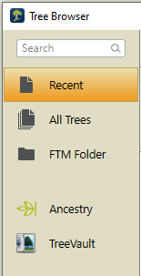 Select a tree group