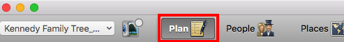  Plan button on the main toolbar