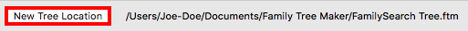 Family Tree Maker folder