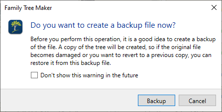 complete backup