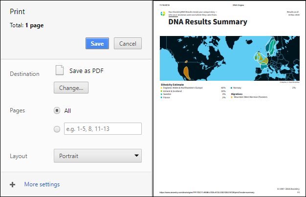 corresponding Genetic Testing source 