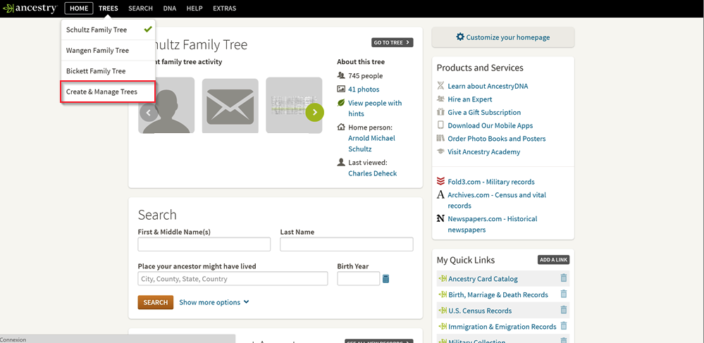 Create and Manage Trees