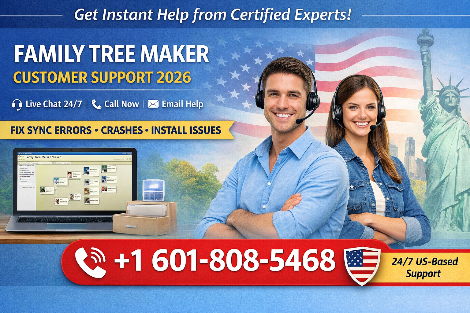 family tree maker customer support