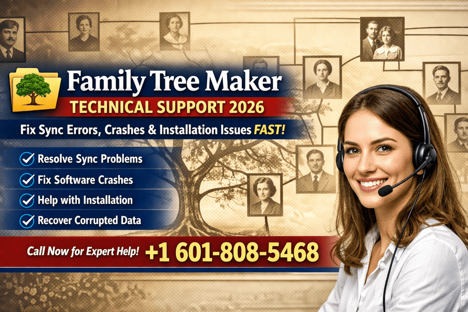 family tree maker technical support