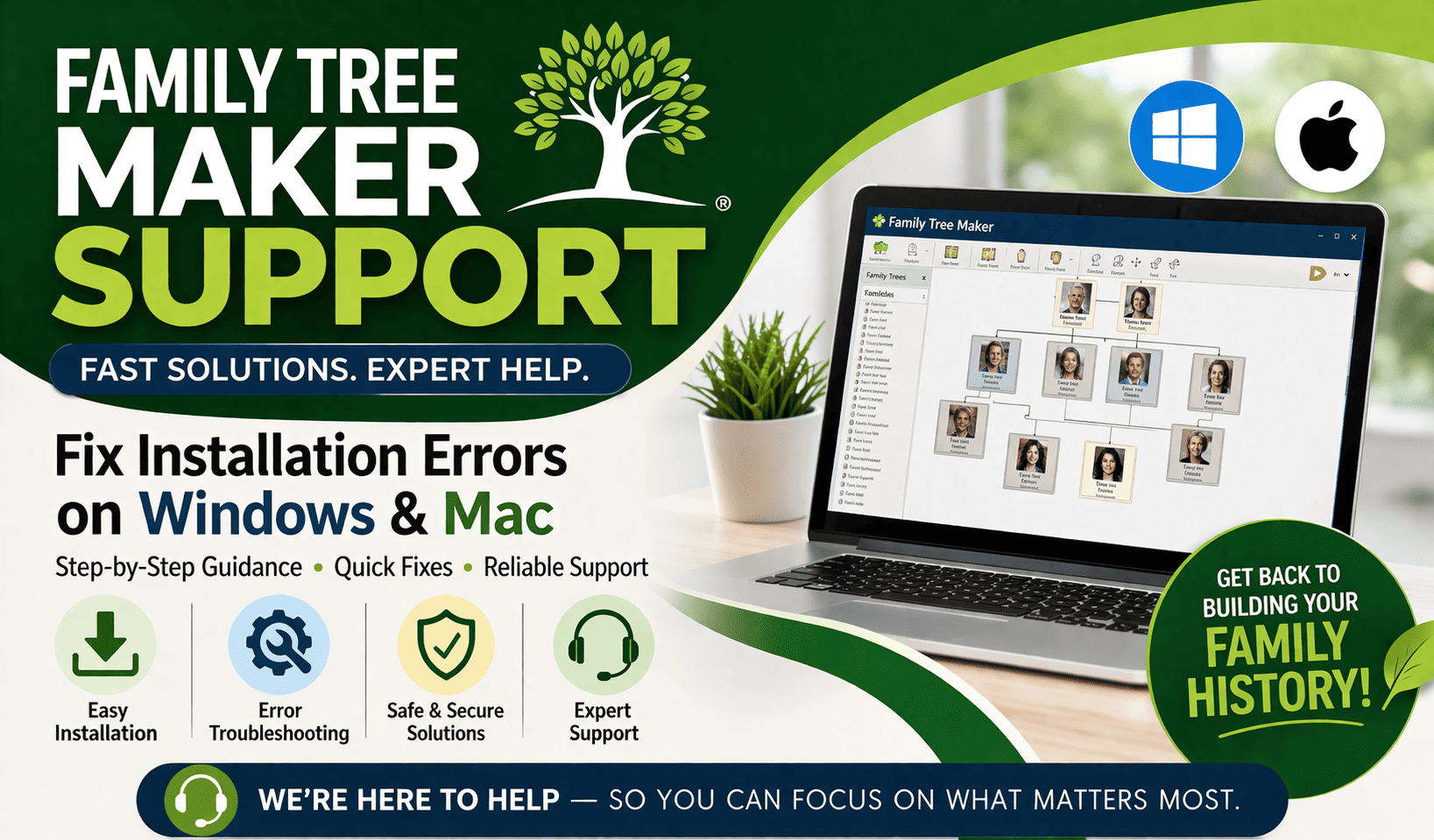 Family Tree Maker Support