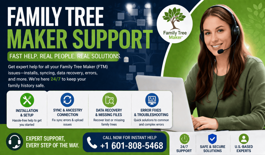 Family Tree Maker Support
